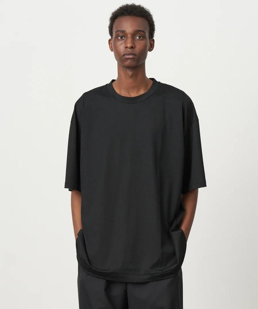 ATON / エイトン】 SUVIN 60/2 OVERSIZED S/S T-SHIRT - BLACK / PARK