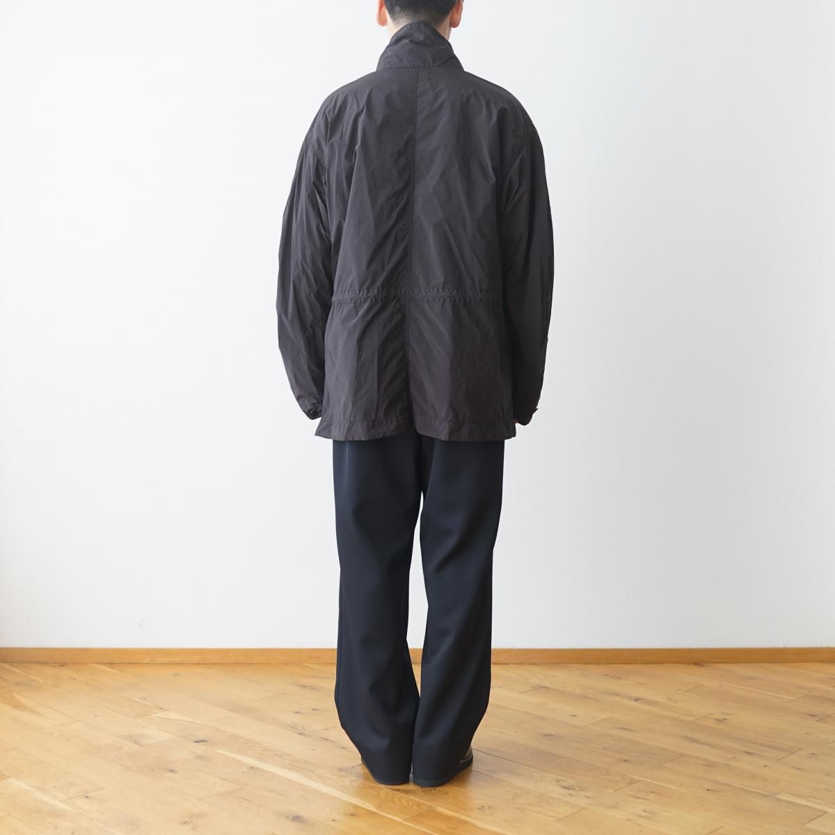ATON / エイトン】 AIR WEATHER | SHORT MODS COAT - BLACK / PARK
