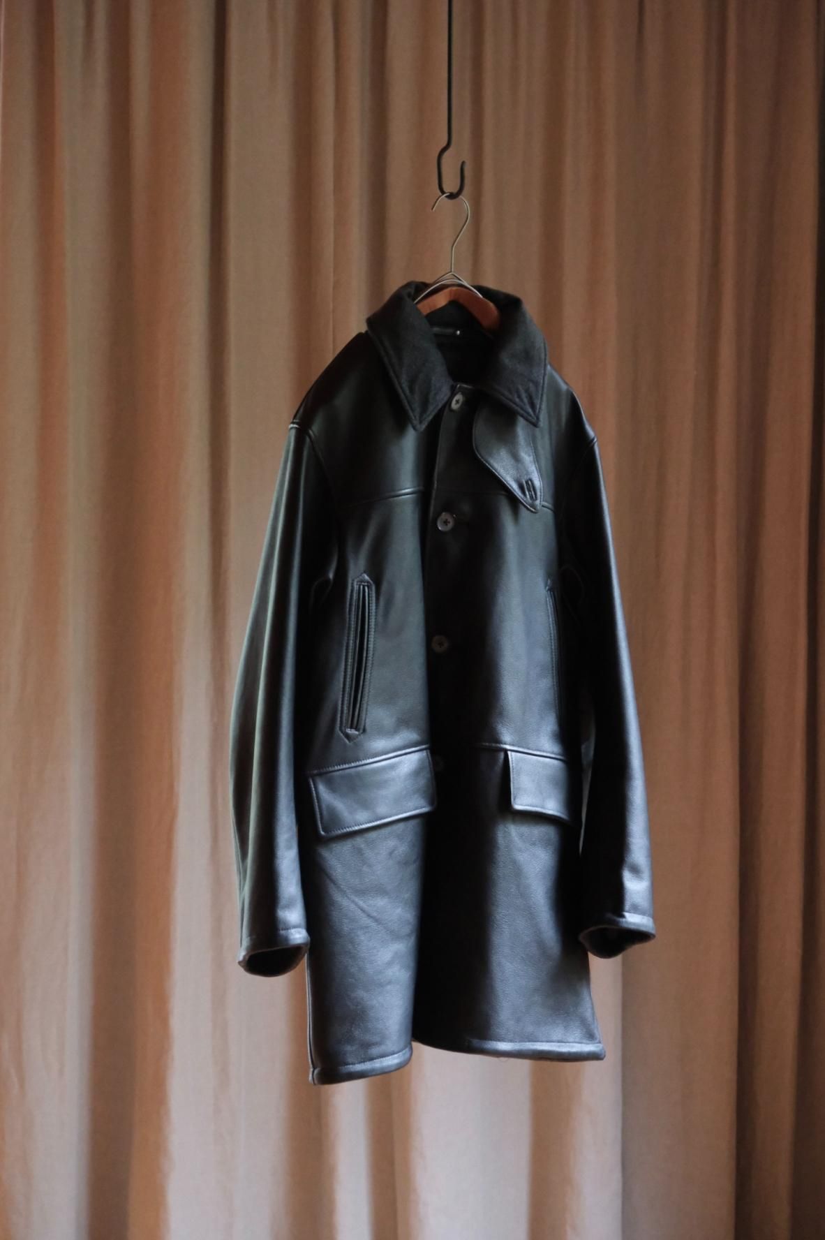 Lamb Leather Car Coat - 商品帖 | 柿乃葉 / KAKINOHAHANARE