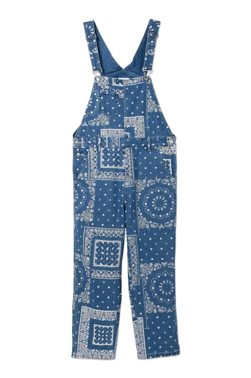 総柄デニムオーバーオール - ROY reflect overjoy