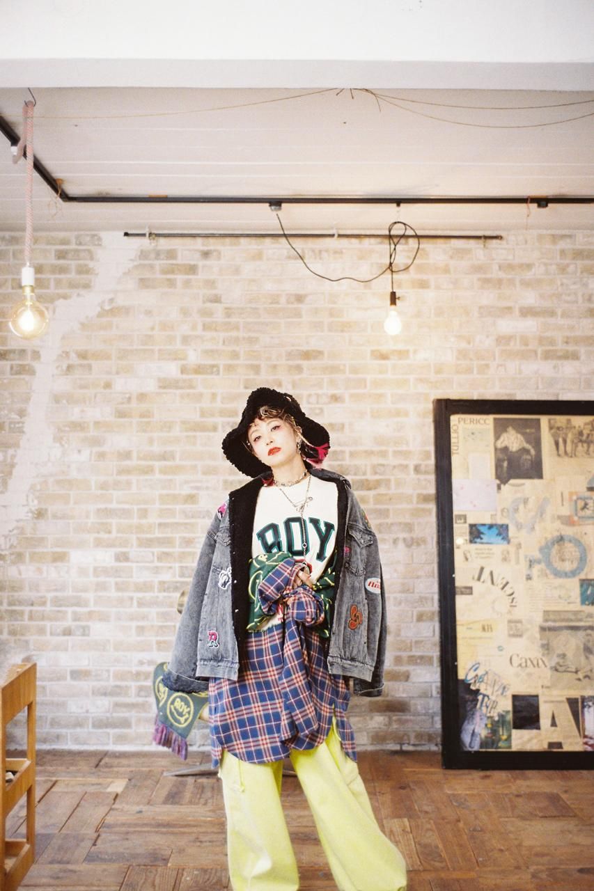 ワッペンデニムボアジャケット - ROY reflect overjoy