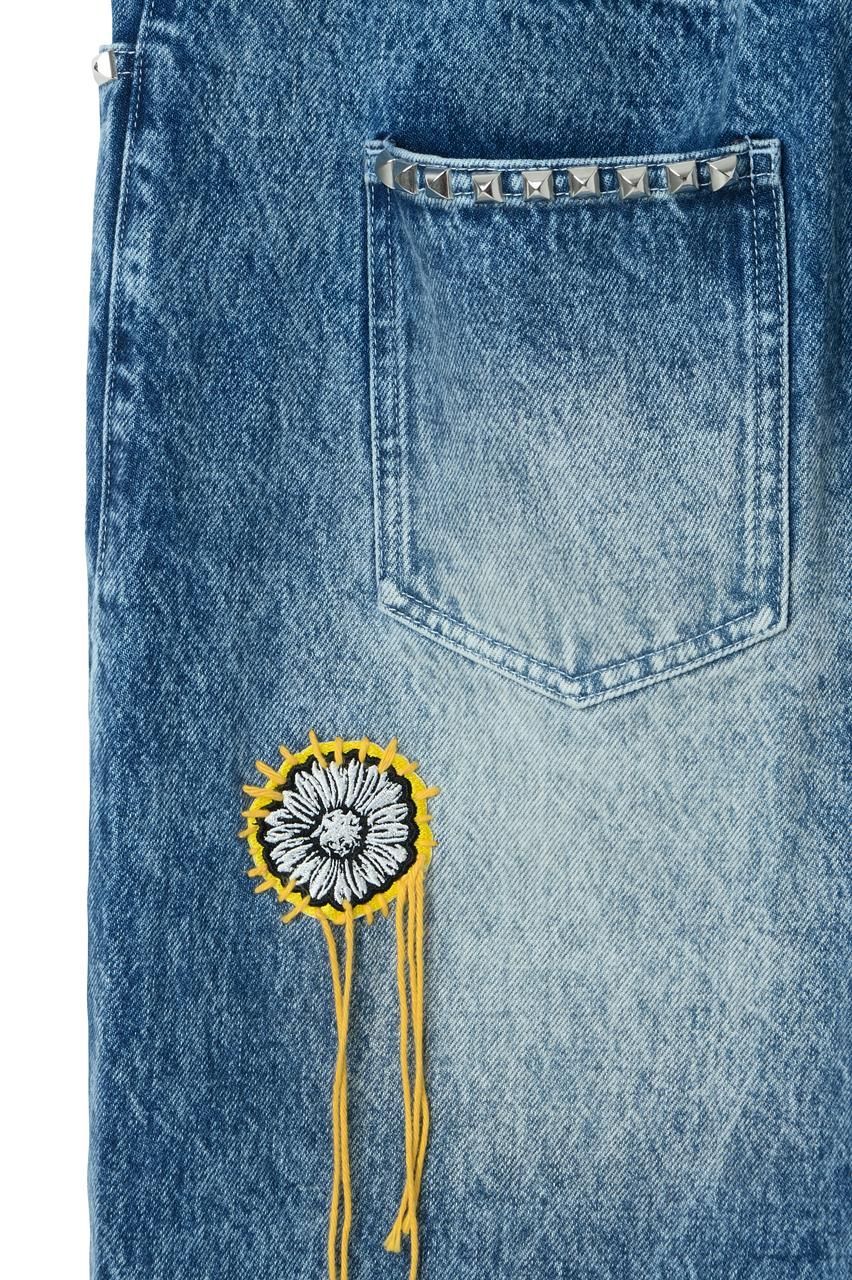 クラッシュデニムパンツ - ROY reflect overjoy