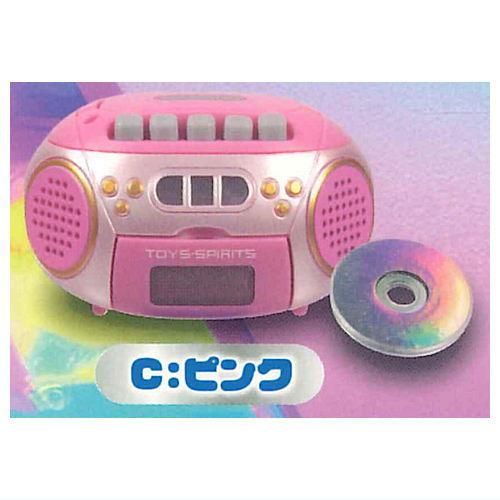 本当に録音再生！レトロminiCDプレイヤーマスコット メタリックカラー