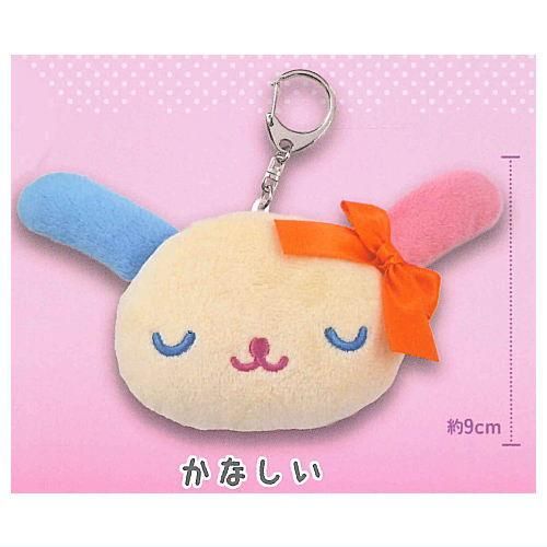 サンリオ ウサハナぬいぐるみキーホルダー [4.かなしい],夢屋