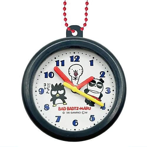 サンリオキャラクターズ レトロ壁掛け時計風クリップキーホルダー [5