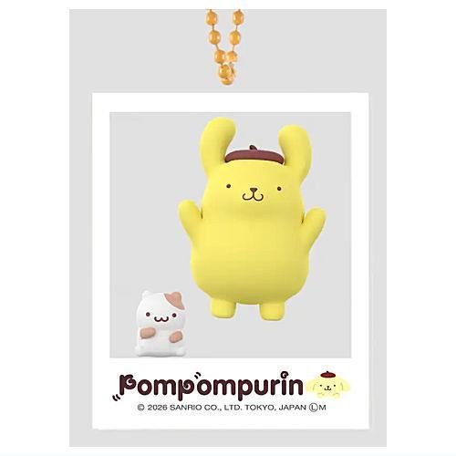 ポムポムプリン はいっ！ポーズ！キーホルダー [3.ぴょんとジャンプ