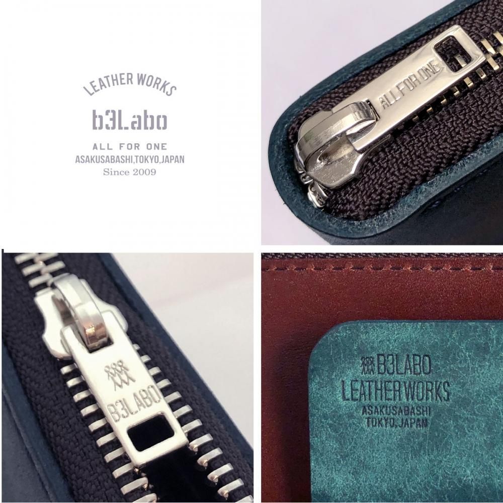 イタリア本革製 ラウンドファスナー長財布「Pueblo ロングウォレット