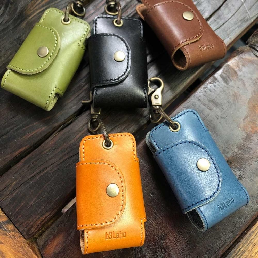 本革製 スマートキーケース「JEANS 中央穴タイプスマートキーケース