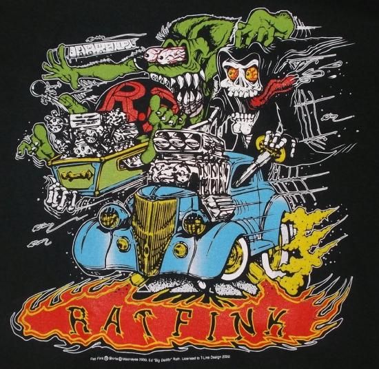 バンドTシャツ 通販 ラットフィンク,Rat Fink,Tシャツ,公式,死神