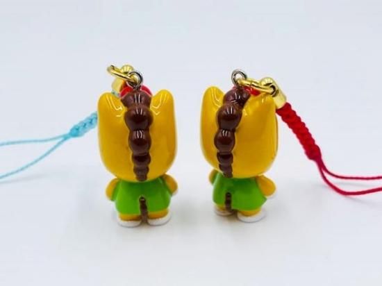 ポリ立体パーツぐんまちゃん根付 - ぐんまーと ぐんまちゃんグッズと