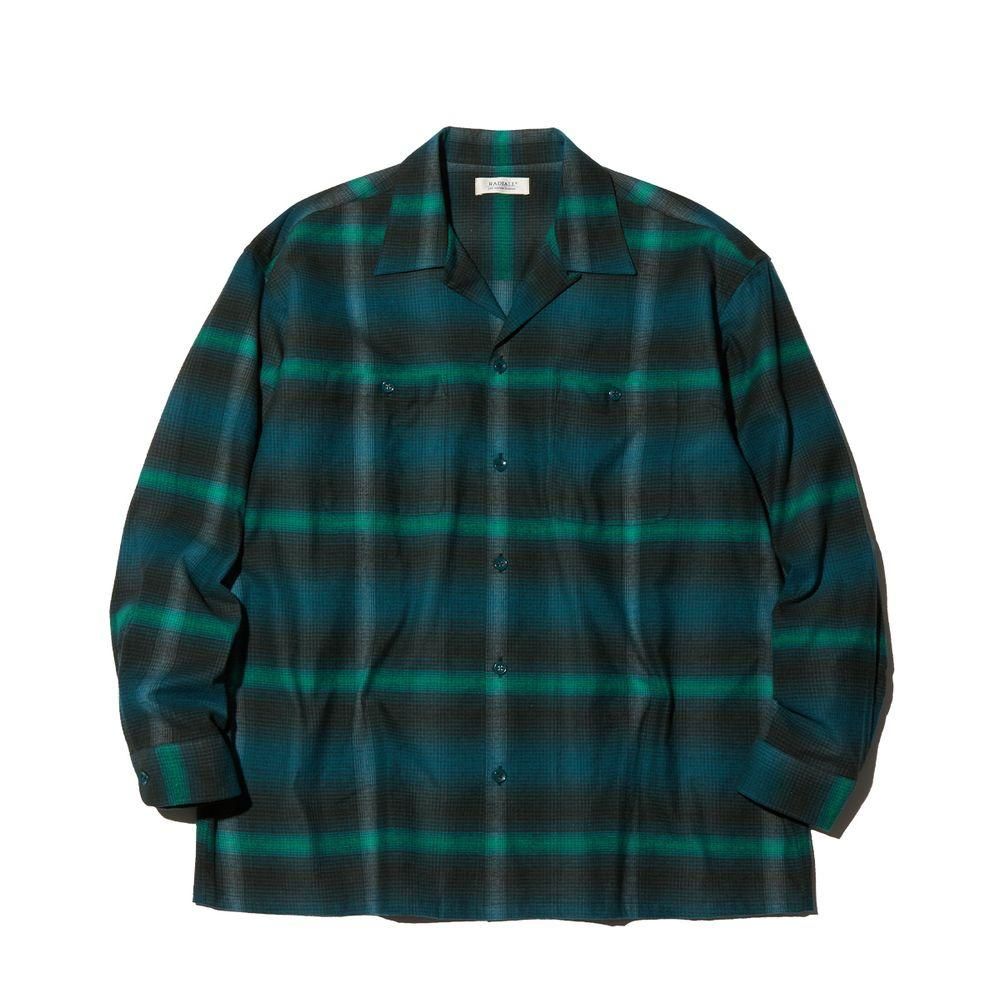 LAST 1】RADIALL「BOULEVARD OPEN COLLARED SHIRT L/S - チェック