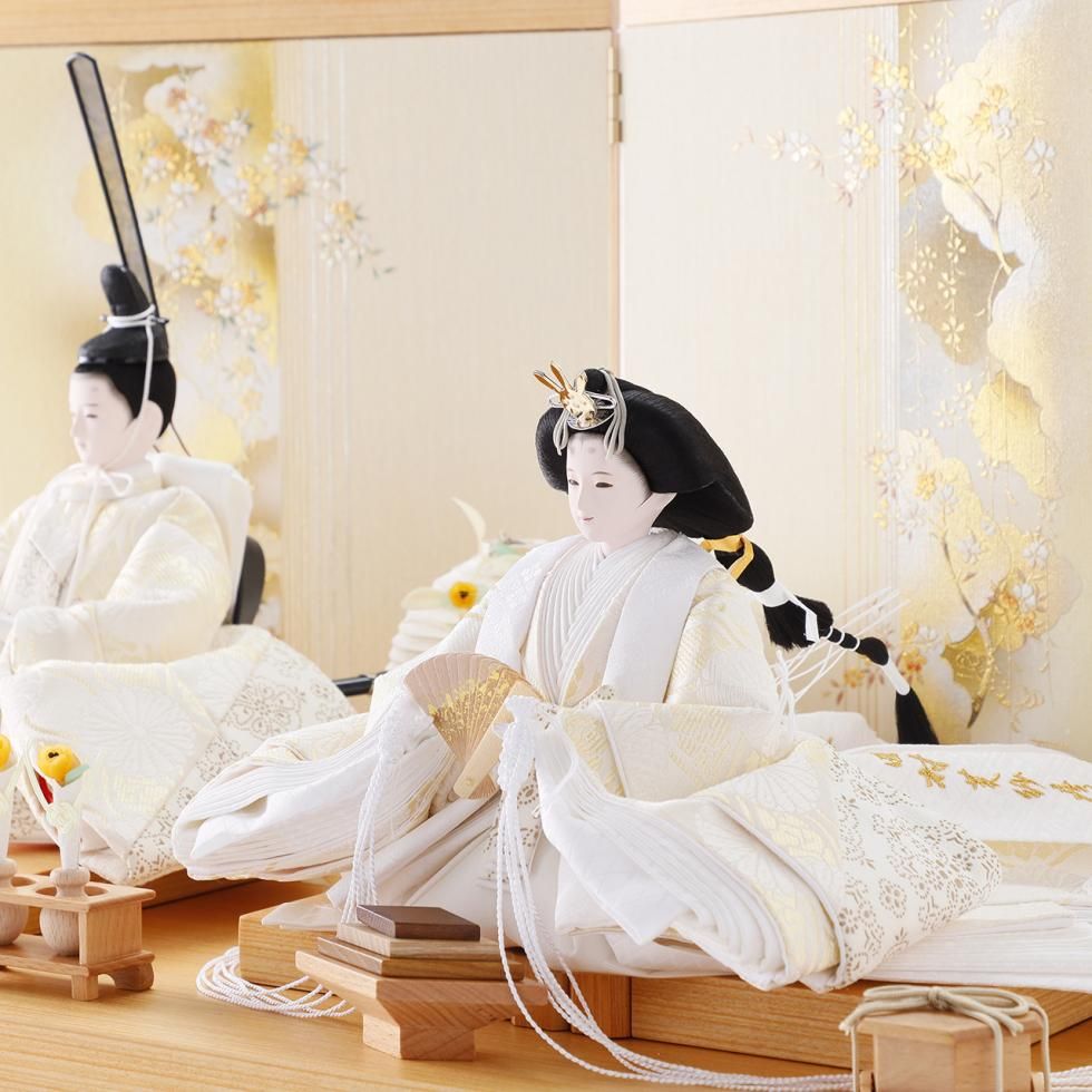 雛人形（ひな人形）「真のひかり」｜田村芙紗彦 親王飾り｜おしゃれで