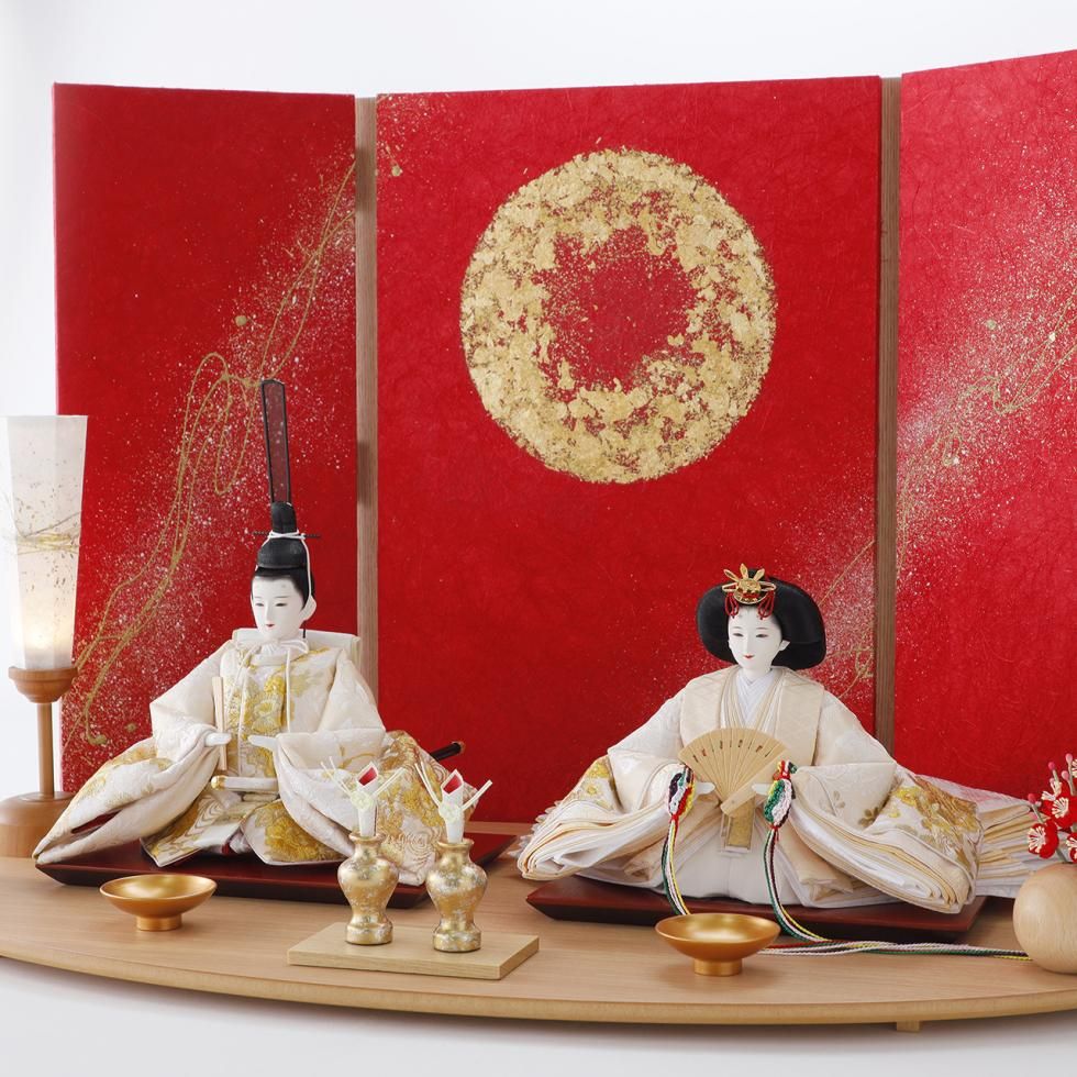 雛人形（ひな人形）「月祈乃」｜田村芙紗彦 親王飾り｜おしゃれで豪華