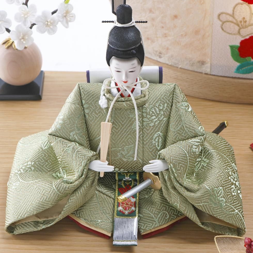 雛人形（ひな人形）「椿のワルツ」｜雅泉 親王飾り｜おしゃれなお雛様