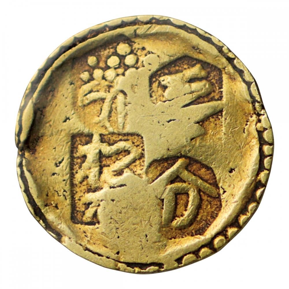 甲州一分金 背重（美品上）日本貨幣商協同組合鑑定書付 - セキグチは