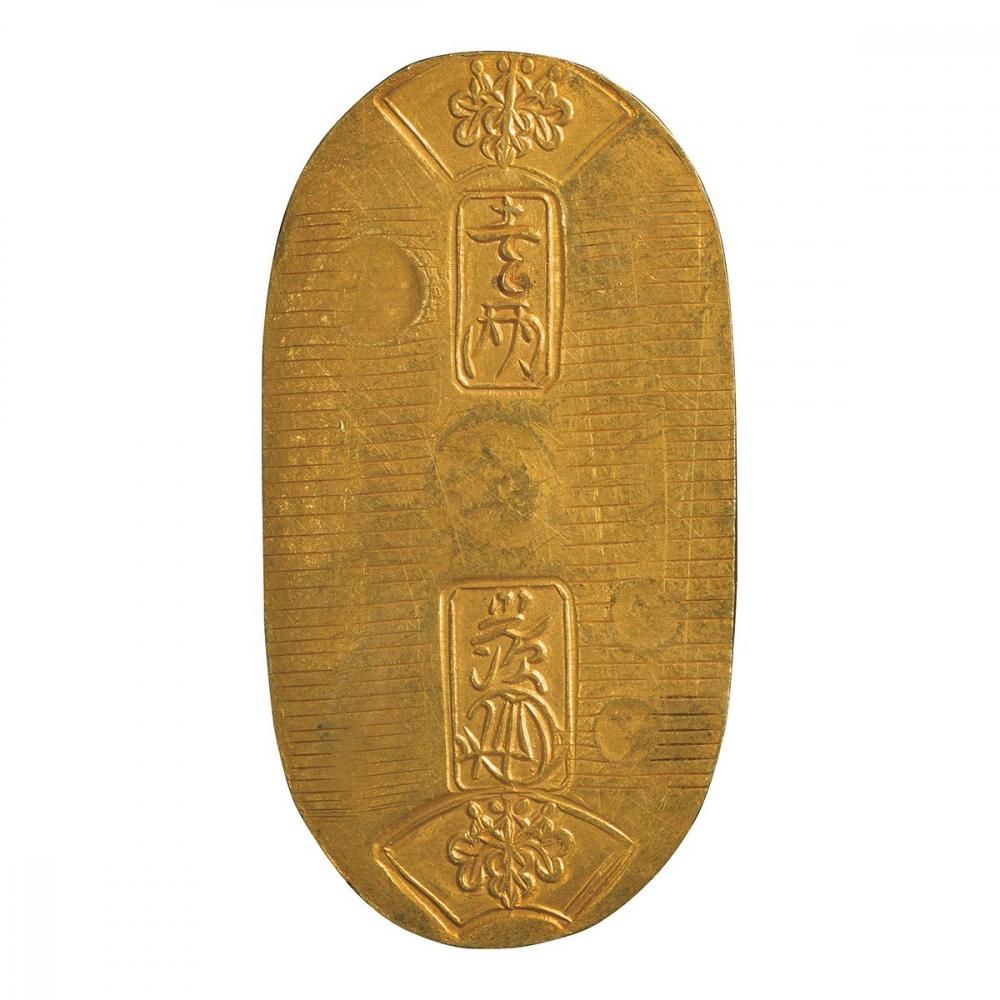 天保小判金 原七 PCGS Genuine Scratch-AU Detail - セキグチは1964年