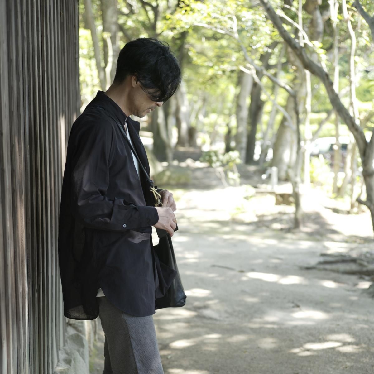 MAATEE&SONS 160番TANSHI 半無双BAND COLLAR BLACK