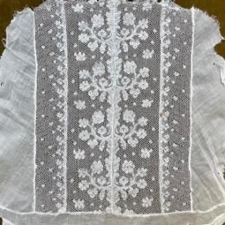 ボビンレース ヴァレンシエンヌレース パーツ 21×30cm - アンティーク