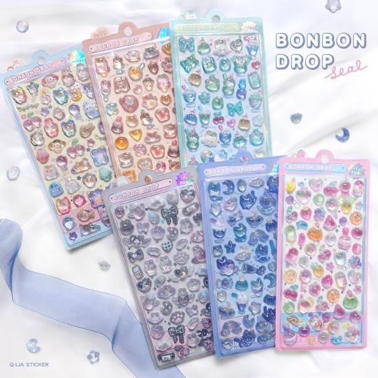 ネコポス対応】ボンボンドロップシール きぐるみボンボン - クーリア