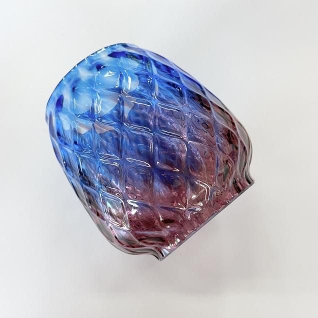 Magma Glass Studio【ランタングローブ】Blue/Violet