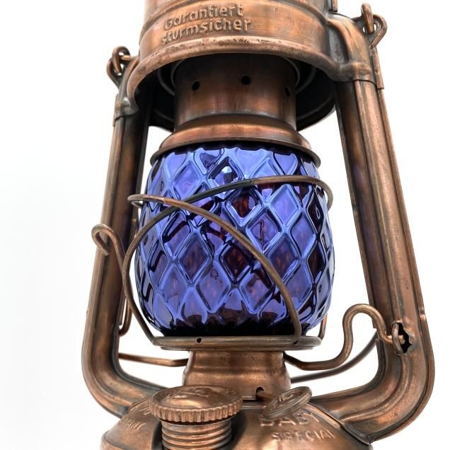 Magma Glass Studio【ランタングローブ】Amber Mirror