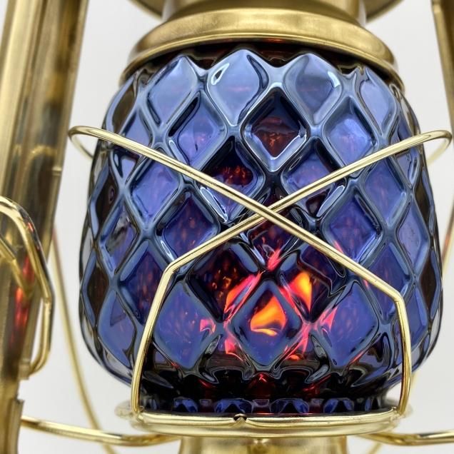 Magma Glass Studio【ランタングローブ】Amber Mirror