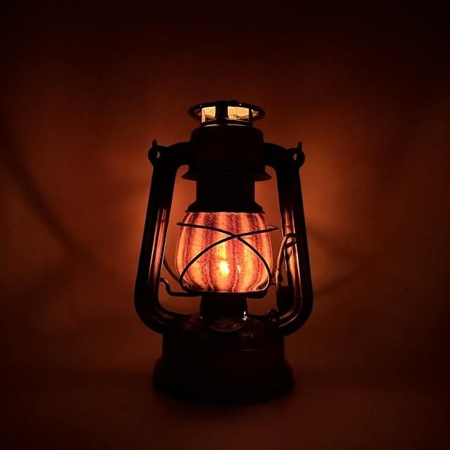 Magma Glass Studio【ランタングローブ】Iron Gray FH225