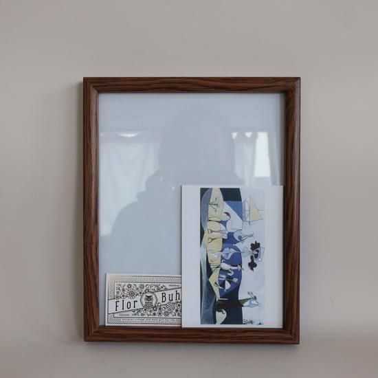 vintage wood frame/ビンテージ 木製 フレーム/ 額縁(A376)