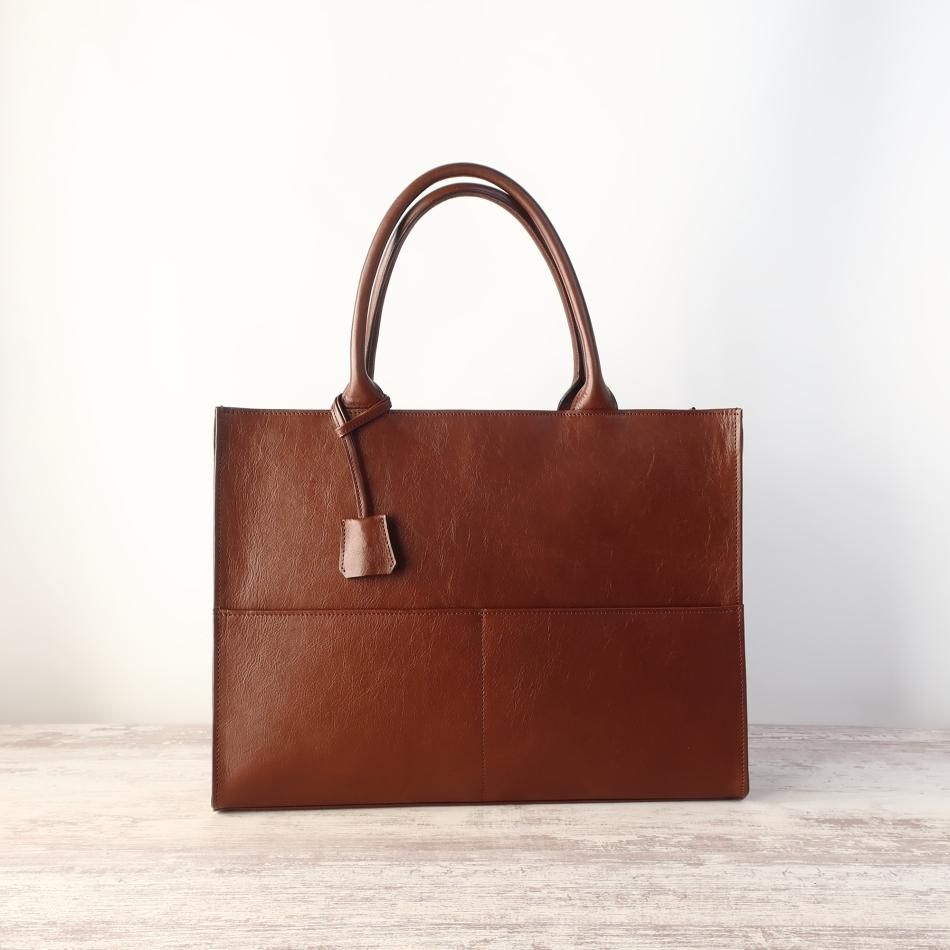 A4サイズしかくトートbag・ver2（ファスナー付き・マチ幅15?ver