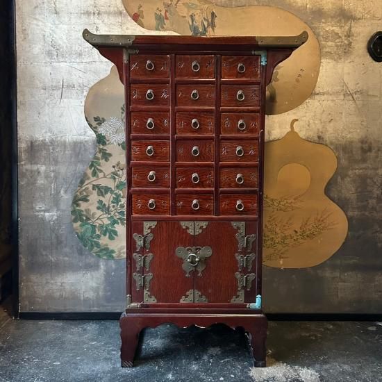 アンティーク 薬箪笥(ヤクジャン)」 - 正尚堂