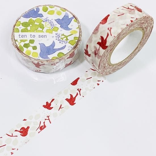 倉敷意匠計画室 岡理恵子 マスキングテープ メッセージバード ルージュ