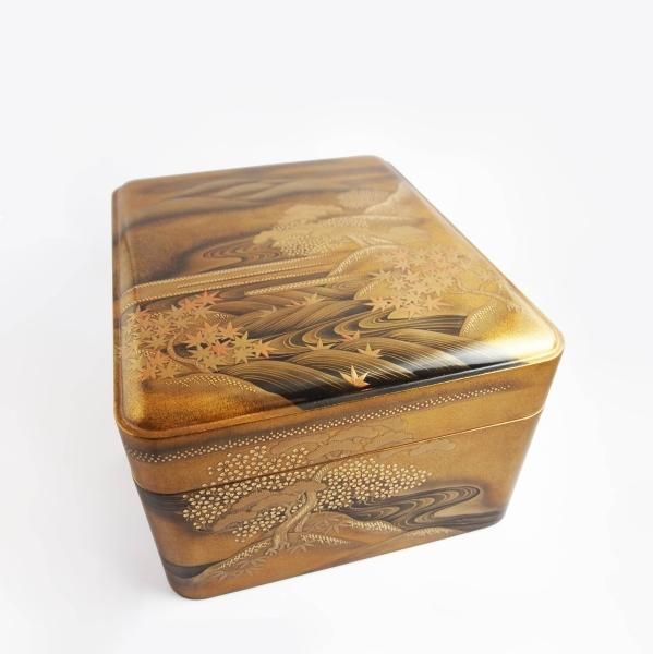 輪島塗 桜山水蒔絵 文庫 - 【漆器の通販】漆器の能作｜1780年創業 金沢