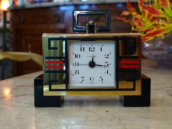 ヴィンテージ置時計 カルティエ】Cartier Chinoise シノワ クロック