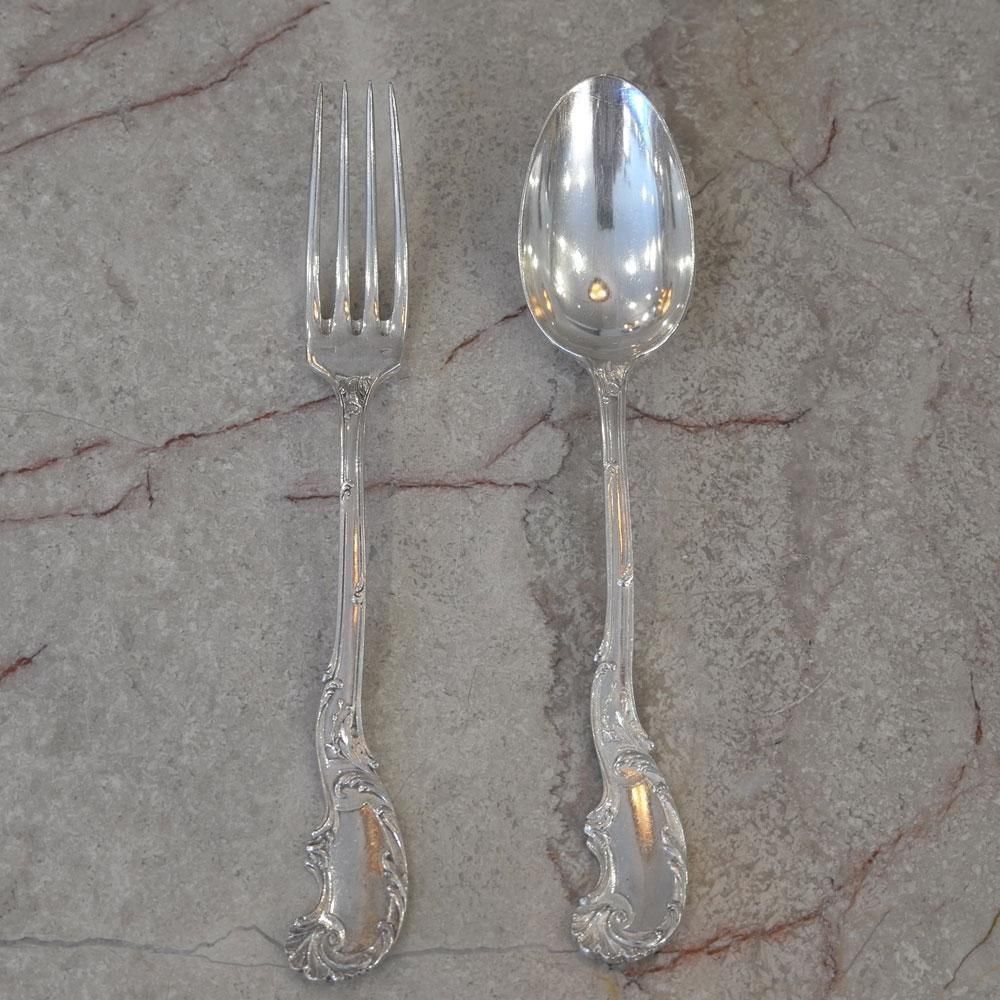 フランスアンティーク雑貨】ディナーフォーク＆ディナースプーン