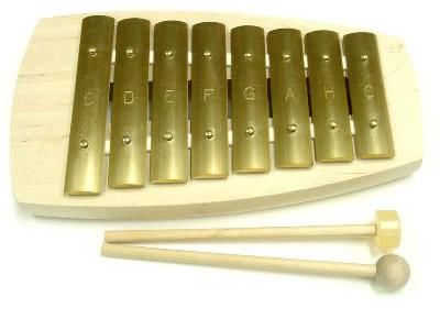 AUKAD008 アウリスシェルズグロッケン ダイヤトニック8音 - 知育玩具