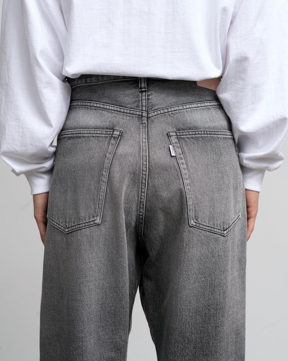 Graphpaper * Selvage Denim Five Pocket Wide Straight Pants LIGHT