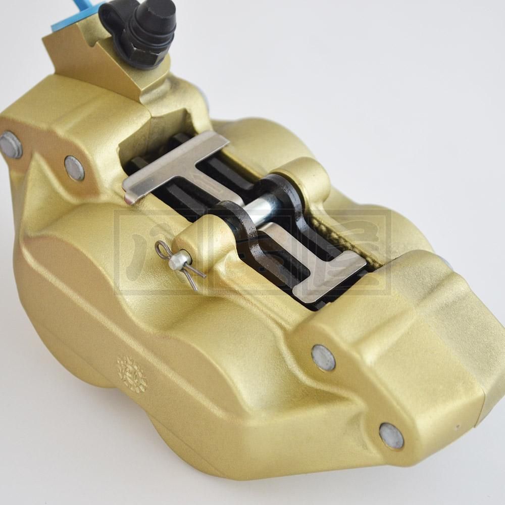 BREMBO 4ピストンキャリパー | ゴールド | 右用 - 八宝屋