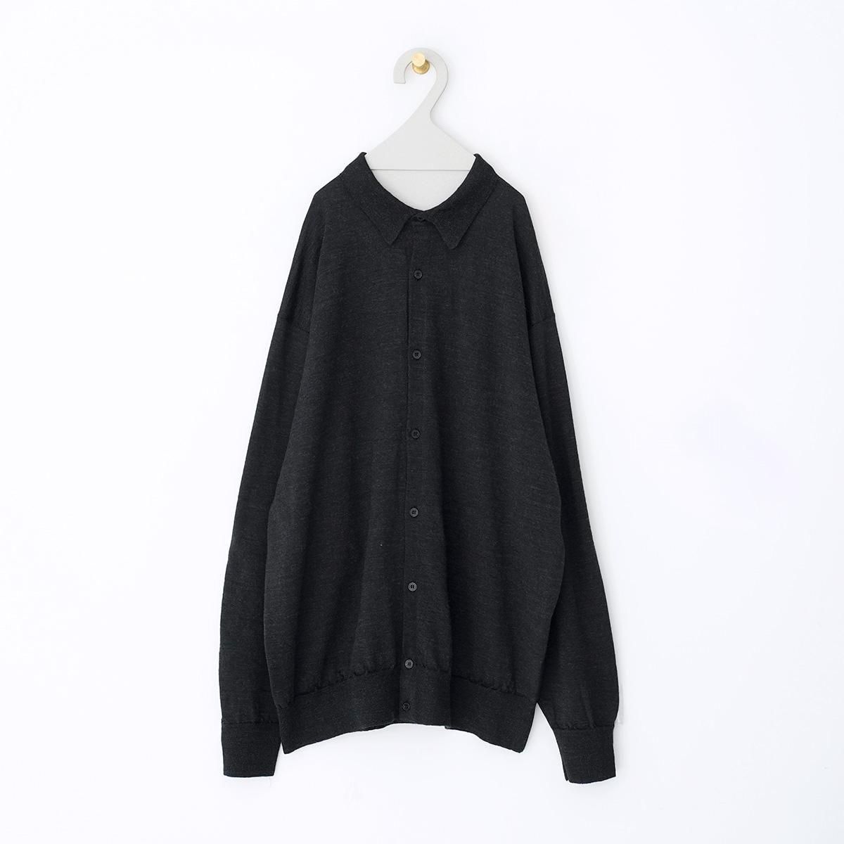 COMOLI / ウール 衿つきカーディガン- dieci｜online shop