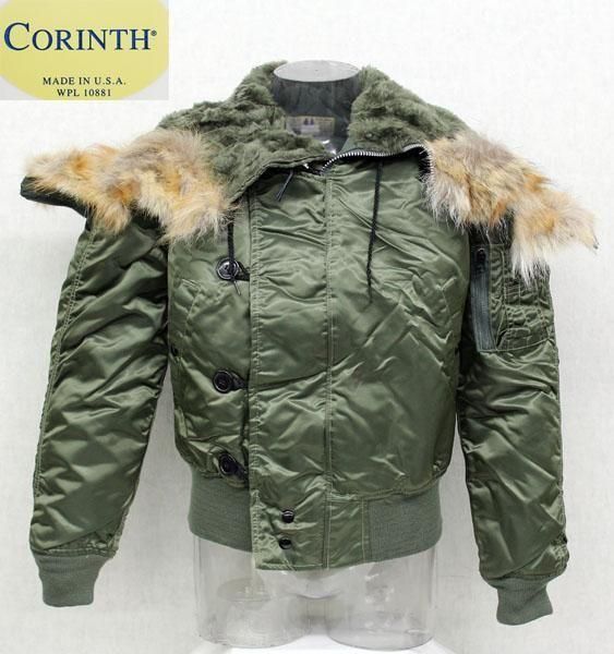 コリンズ N-2B フライトジャケット | リアルファー - ミリタリー