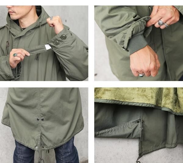 HOUSTON M-51パーカー | オリーブモッズコート - ミリタリーショップ