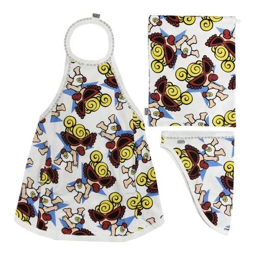 STAR WITH MINI総柄エプロンセット (ヒステリックミニ) - キッズ