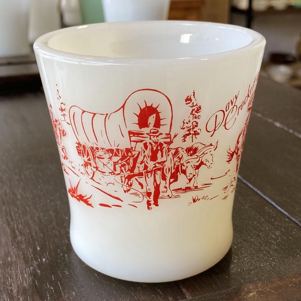 Dハンドルマグ アイボリー デイビークロケット赤 1952年代～1955年頃