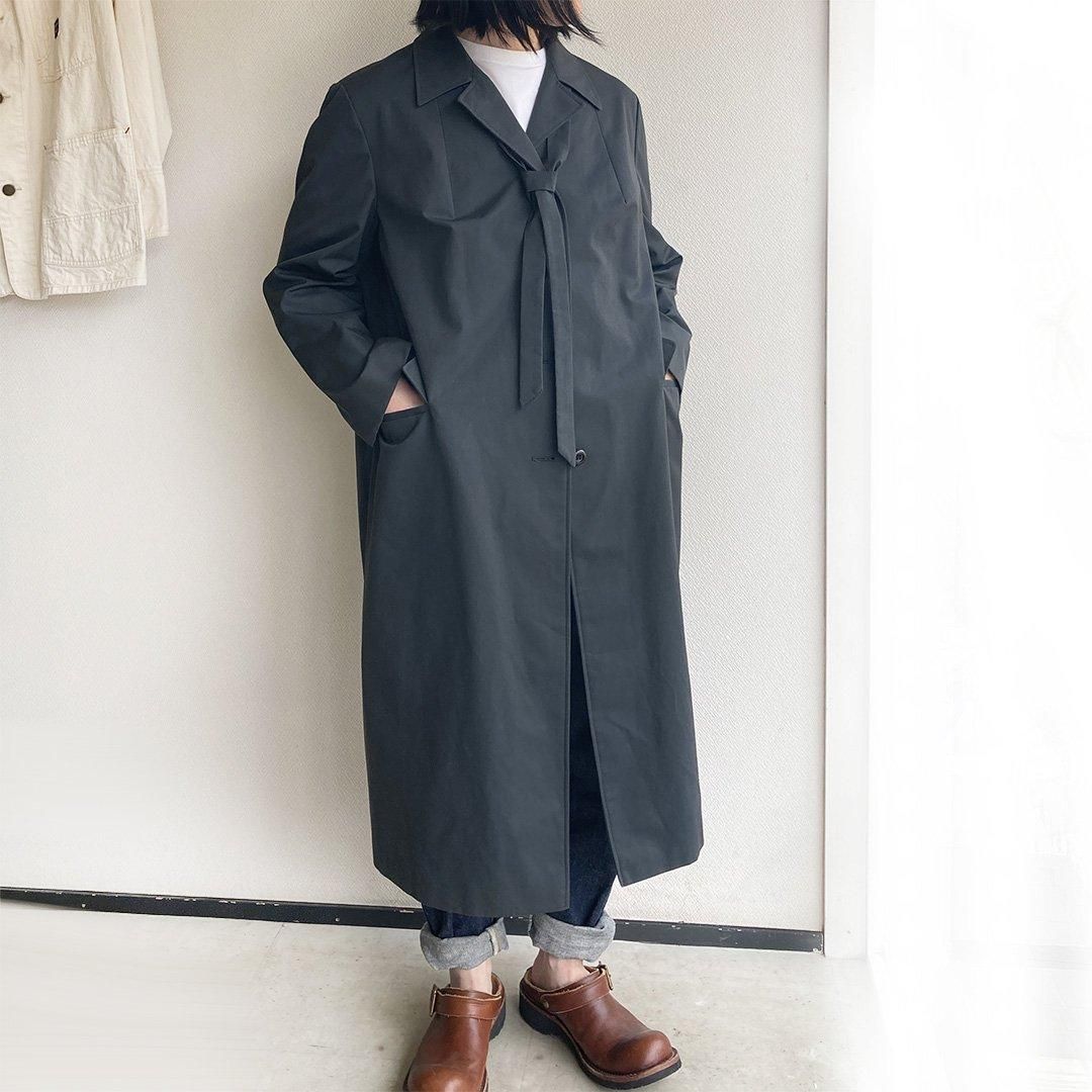 1970年代フランス製バルマカーンコート チャコール 1970's French