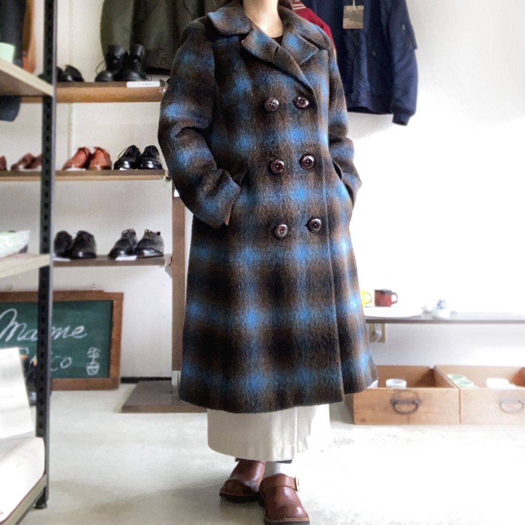 2000年前後イギリス製モヘアウールロングコート - マメチコ Fashion