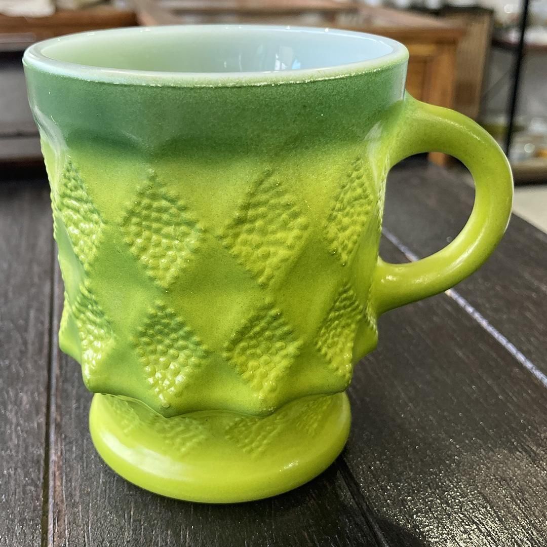キンバリーマグ緑 Fire-King - マメチコ Fashion and Vintage通販