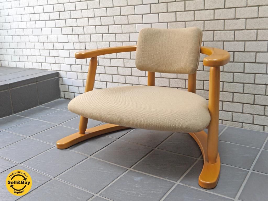 MUGEN 無限工房 かに座 座椅子 ローチェア バリアフリー 光野有次