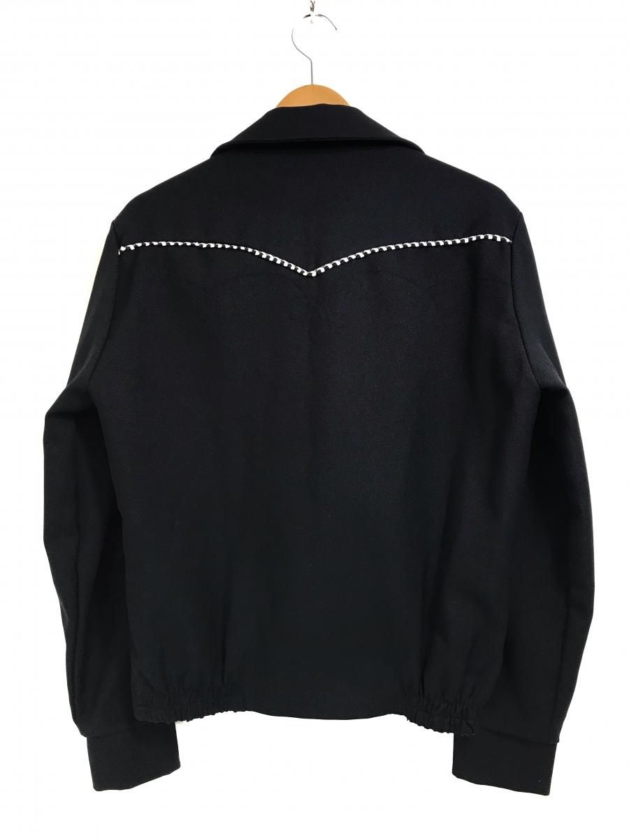 USA製 70s H BAR C Western Jacket 黒 M エイチバーシー ウエスタン