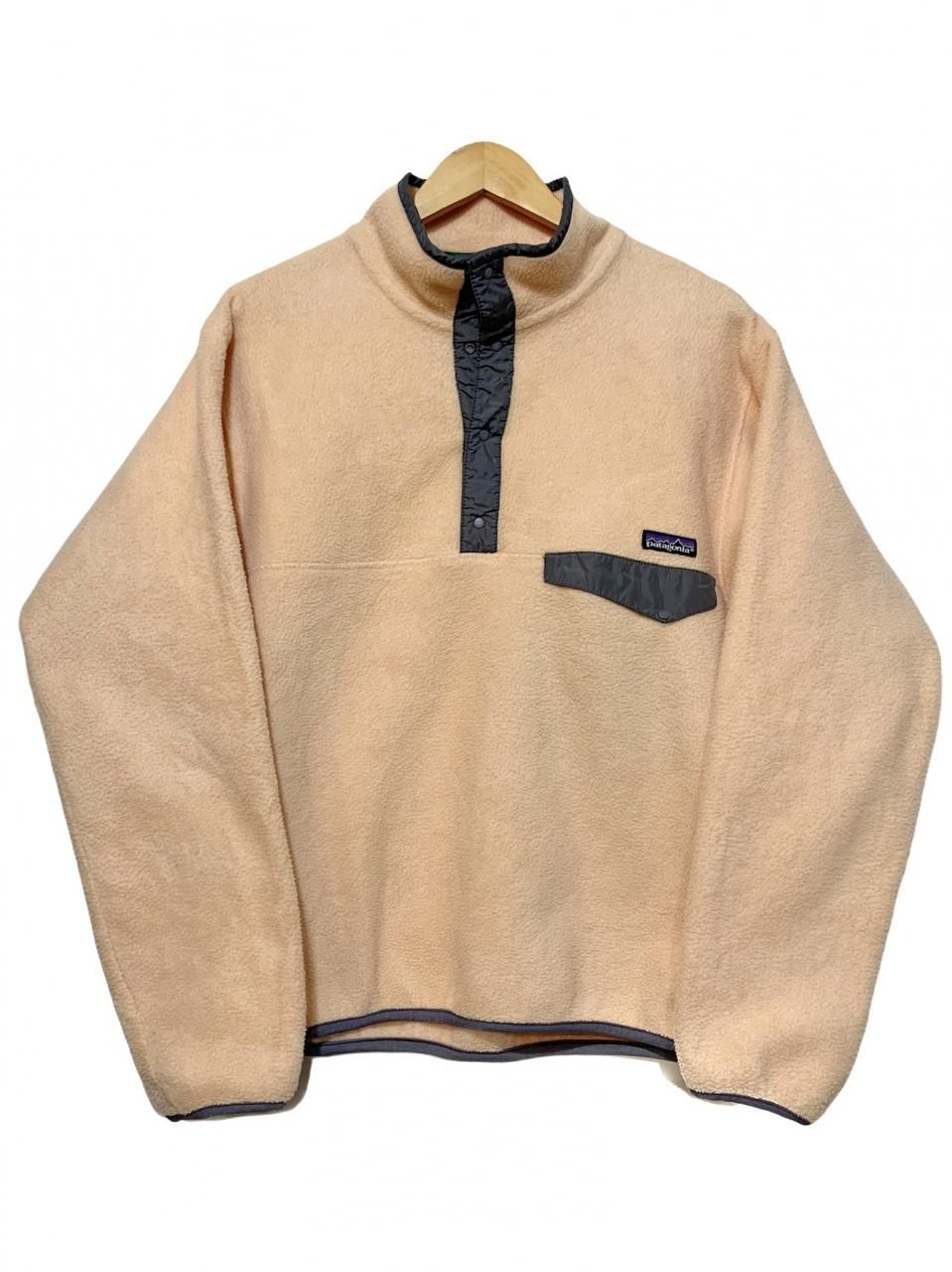 92年製 patagonia Synchilla Snap-T Pullover サーモンピンク M 90s R