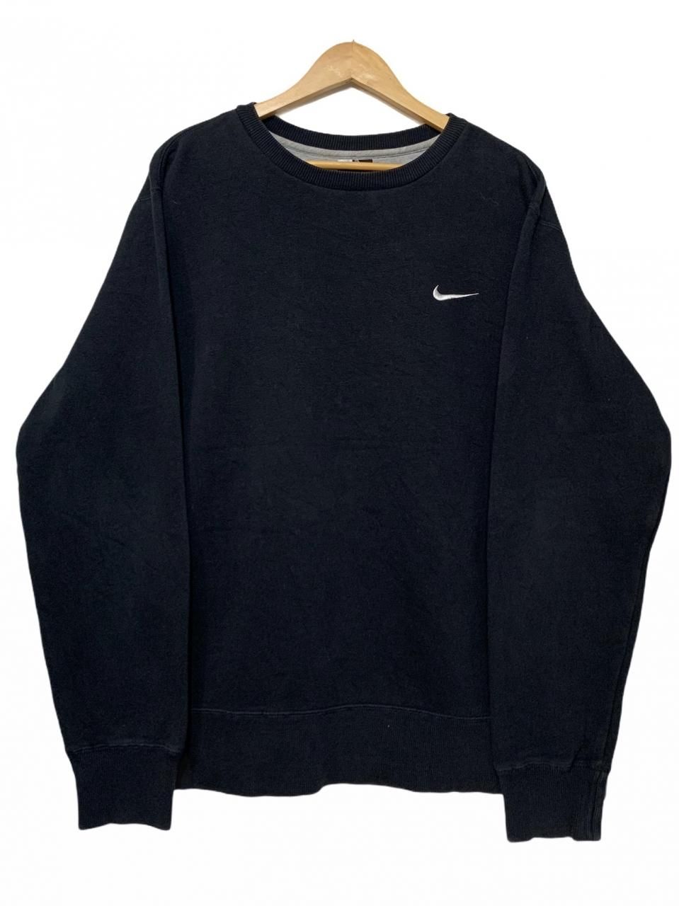 NIKE Logo Crew Neck Sweatshirt #2 黒 XL ナイキ スウェット