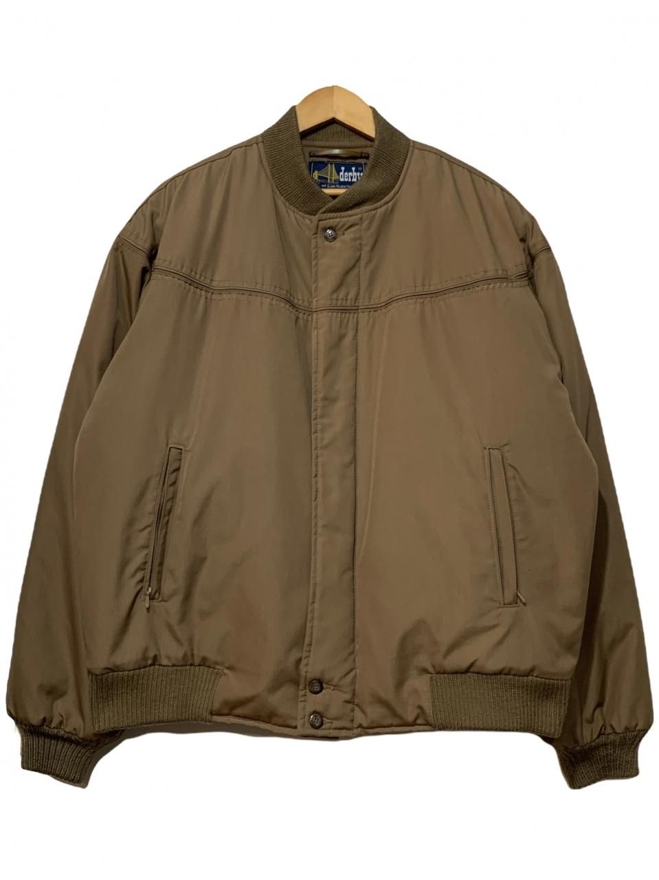80s Derby of San Francisco Derby Jacket 茶 44 ダービーオブ